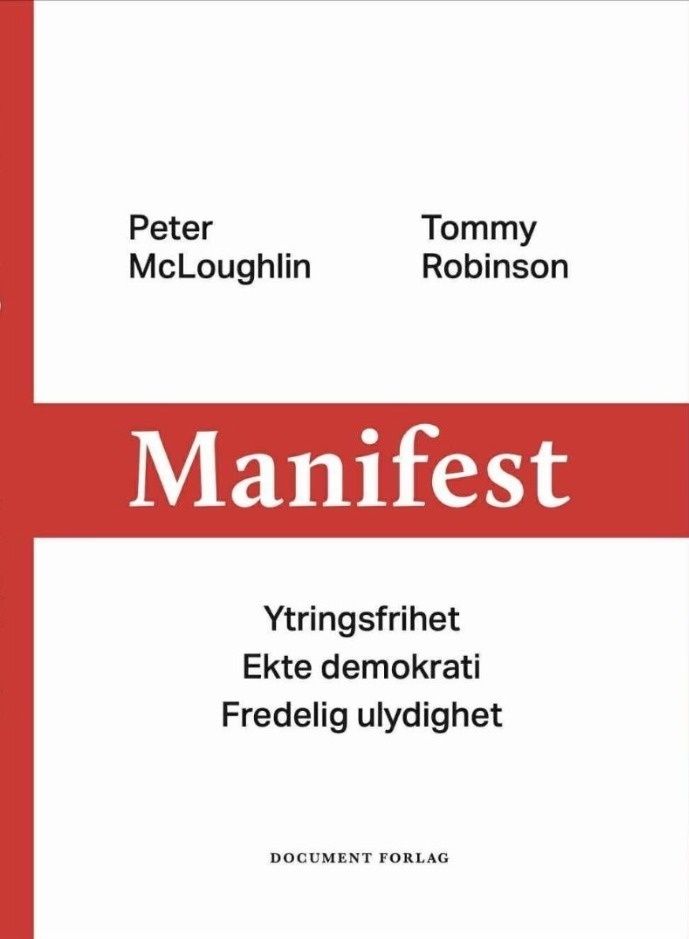Manifest - ytringsfrihet, ekte demokrati, fredelig ulydighet