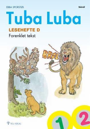 Tuba luba 1-2 - lesehefte D : forenkla tekst