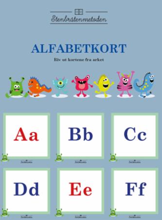 Stenbråtenmetoden. Alfabetkort 10 eks.