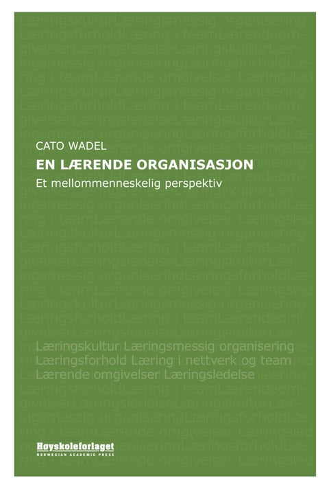 En lærende organisasjon - et mellommenneskelig perspektiv