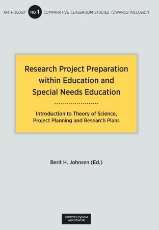 Research project preparation within education and special needs education - introduction to theory of science, project planning and research plans