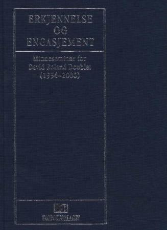 Erkjennelse og engasjement - minneseminar for David Roland Doublet (1954-2000)