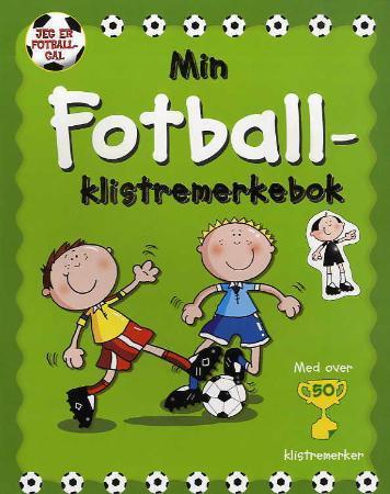 Min fotballklistremerkebok. Med over 50 klistermerker