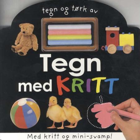 Tegn med kritt - tegn og tørk av
