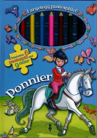Ponnier - fargelegg puslespillet!