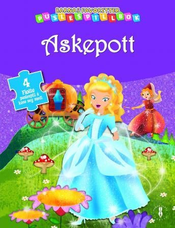 Askepott - 4 flotte puslespill å kose seg med