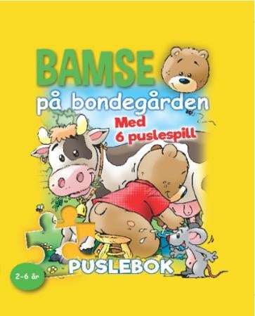 Bamse på bondegården - puslebok