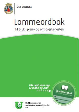 Lommeordbok - til bruk i pleie- og omsorgstjenesten