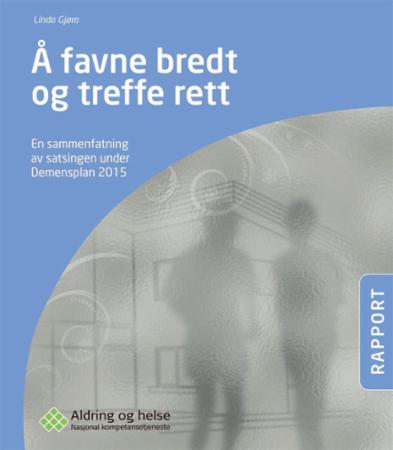 Å favne bredt og treffe rett - en sammenfatning av satsingen under Demensplan 2015 : rapport