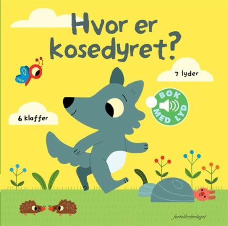 Hvor er kosedyret mitt? - 7 lyder, 6 klaffer