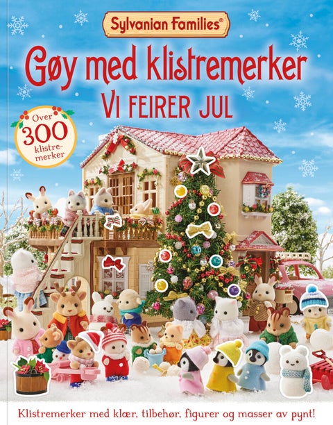 Gøy med klistremerker - vi feirer jul