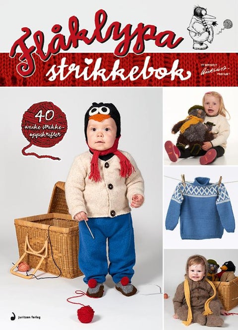 Flåklypa strikkebok - 40 unike strikkeoppskrifter