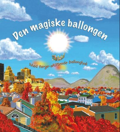 Den magiske ballongen - med farge-skiftende ballonglys!