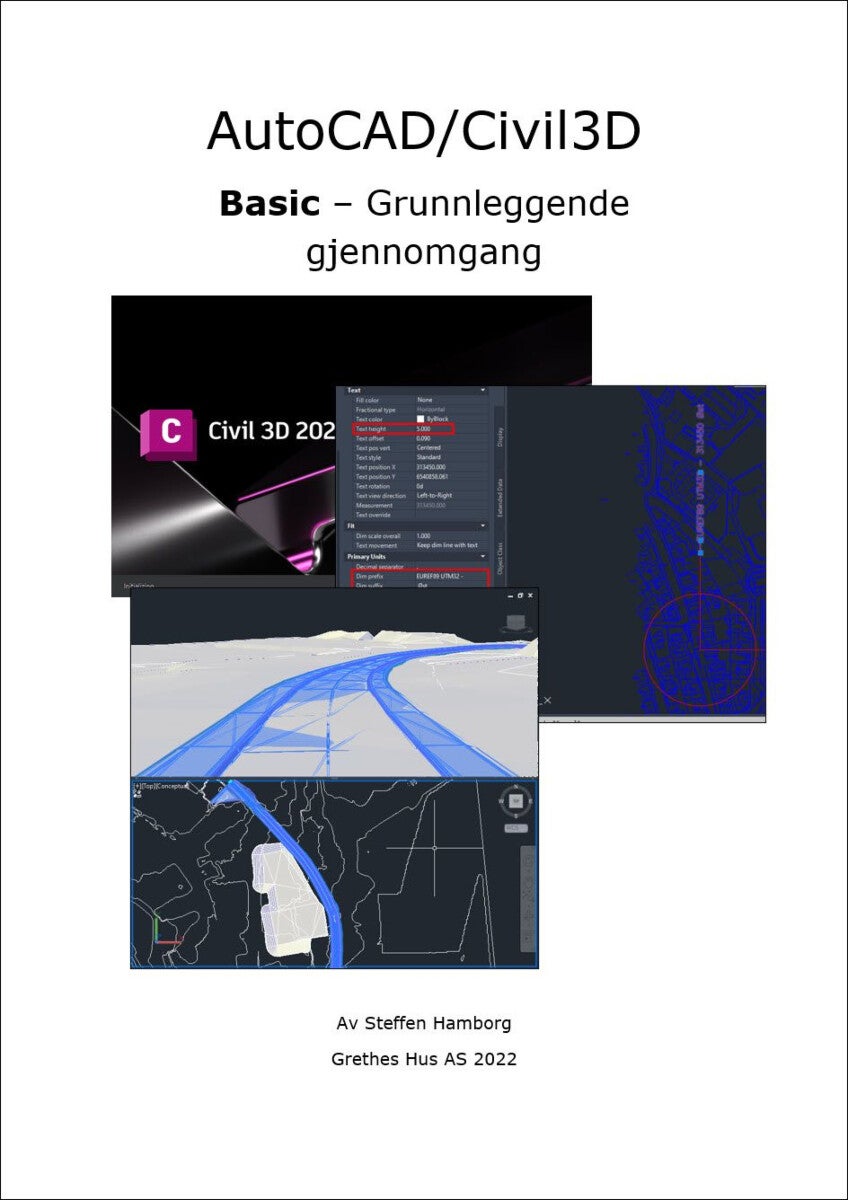 AutoCAD/Civil3D - Basic - grunnleggende gjennomgang