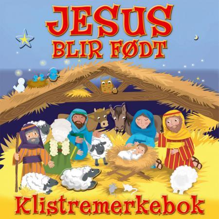 Jesus blir født - klistremerkebok