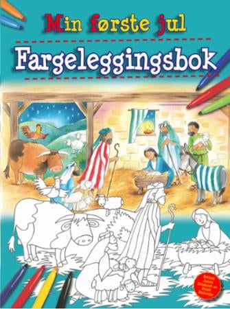 Min første jul - fargeleggingsbok