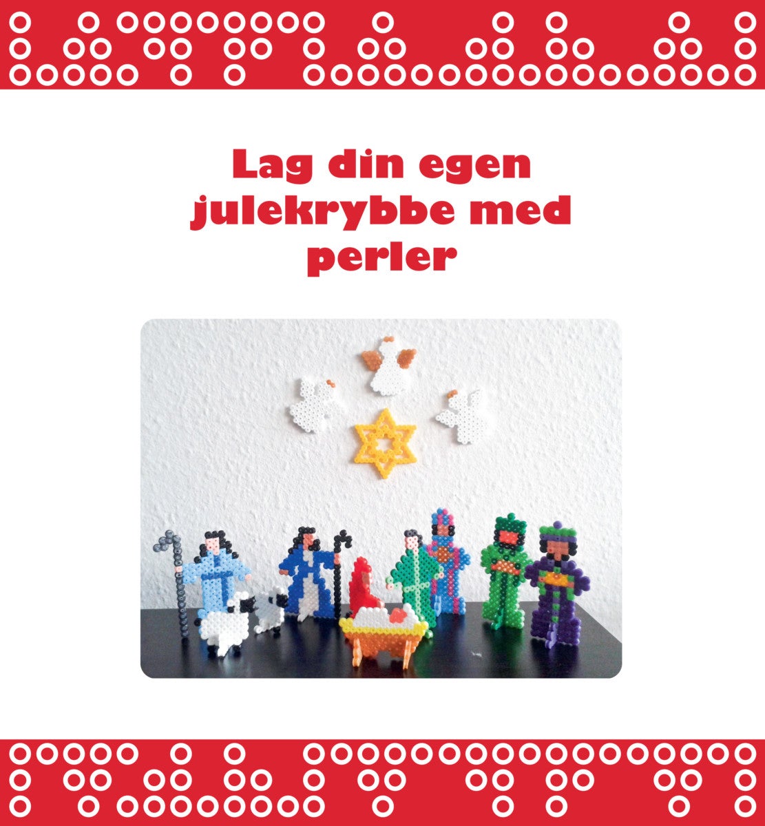 Lag din egen julekrybbe med perler