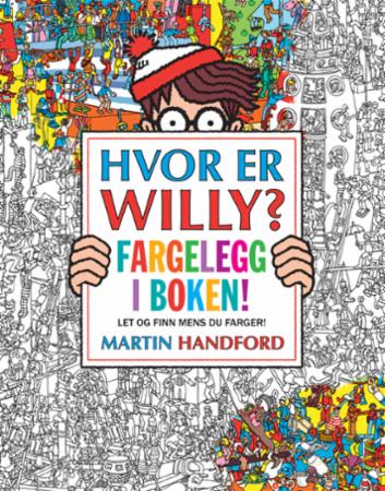 Hvor er Willy? - fargelegg i boken! : let og finn mens du farger!