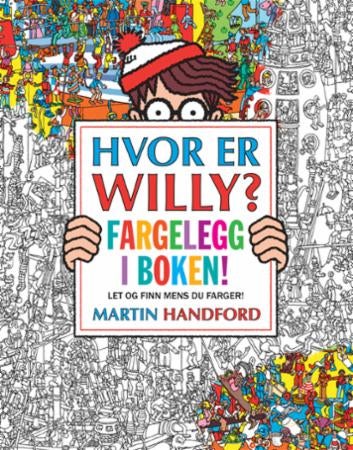 Hvor er Willy? - fargelegg i boken! : let og finn mens du farger!