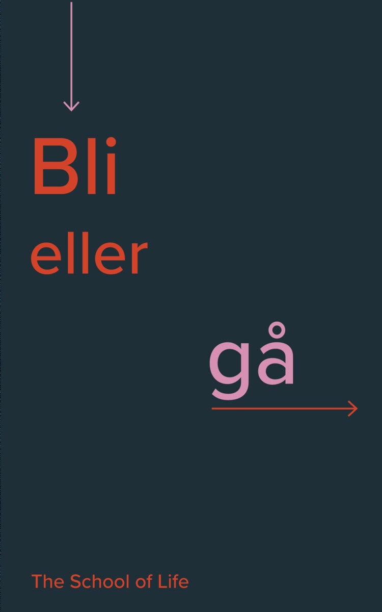 Bli eller gå