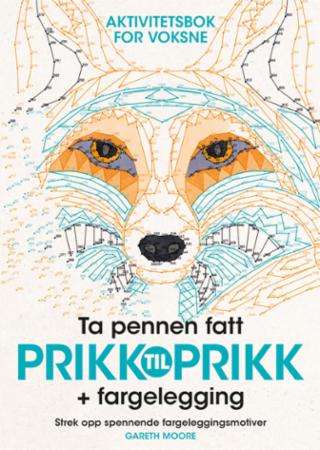 Bilde av Prikk Til Prikk + Fargelegging. Aktivitetsbok For Voksne