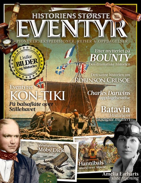 Historiens største eventyr - pionerer, ekspedisjoner, reiser & oppdagelser