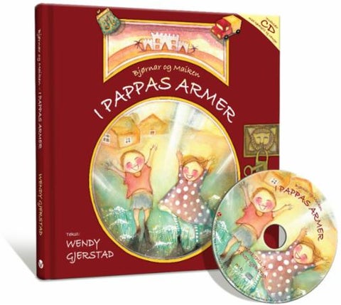 Bjørnar og Maiken - i pappas armer