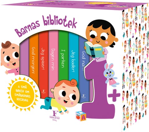 Barnas Bibliotek 1+ - 6 små bøker om småbarnas hverdag