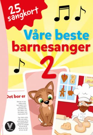 Våre beste barnesanger 2 - 25 sangkort
