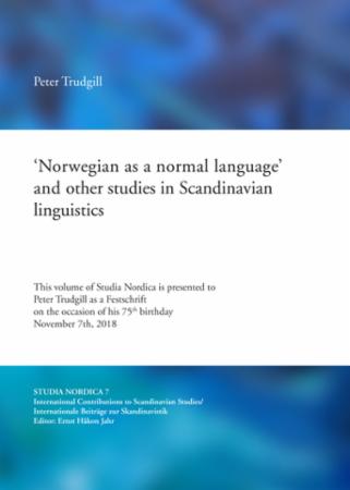 Bilde av &#039;norwegian As A Normal Language&#039; And Other Studies In Scandinavian Linguistics Av Peter Trudgill