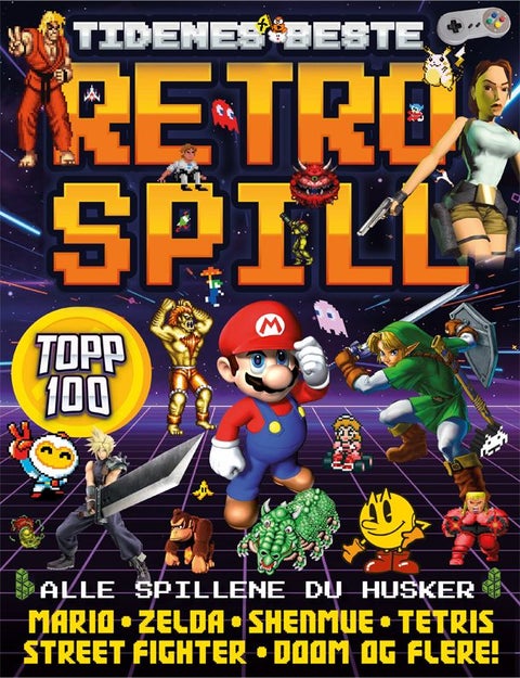Tidenes beste retrospill - alle spill du husker : Mario, Zelda, Shenmue, Tetris, Street fighter, Doom og flere!