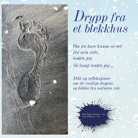 Drypp fra et blekkhus