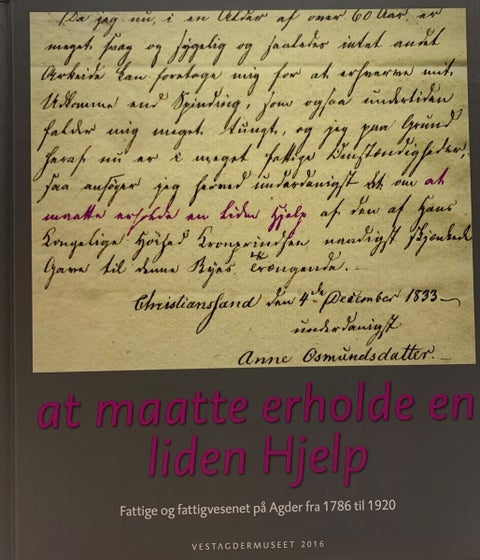 at maatte erholde en liden hjelp