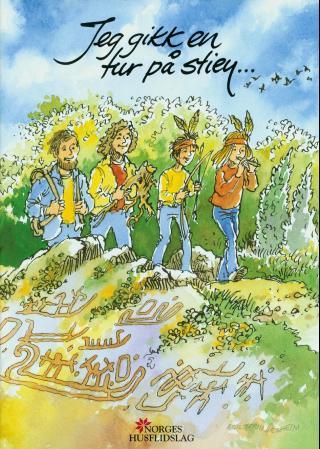 Jeg gikk en tur på stien - barn arbeider med materialer fra naturen