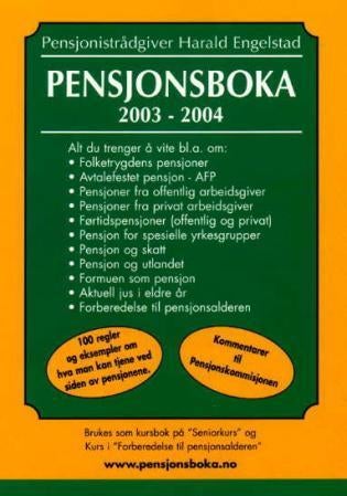 Pensjonsboka 2003-2004