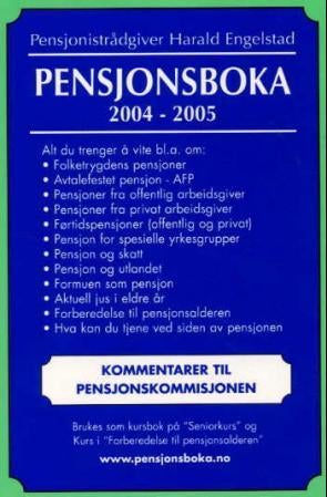 Pensjonsboka 2004-2005