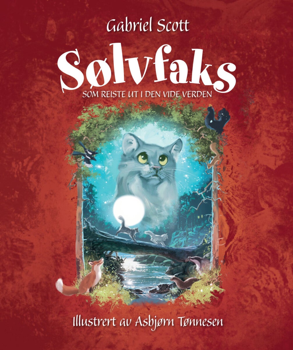 Sølvfaks som vandret ut i den vide verden