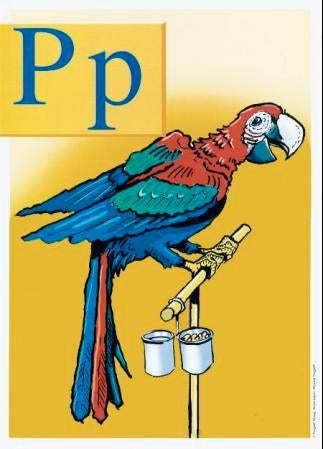 Bokstavplakater A3. Illustrert av Øyvind Tingleff