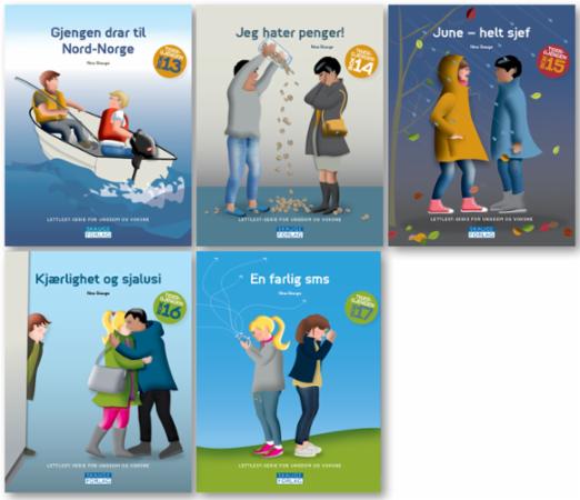 Tigergjengen bok 13-17 - lettlest-serie for ungdom og voksne