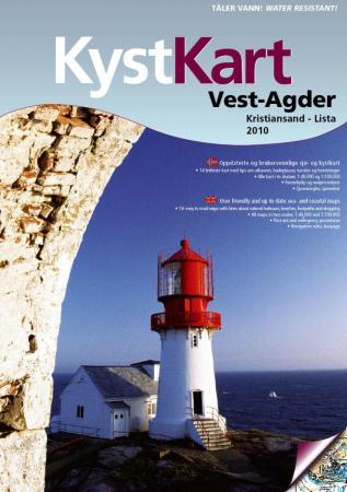 Vest-Agder - kystkart : Kristiansand - Lista : 2010