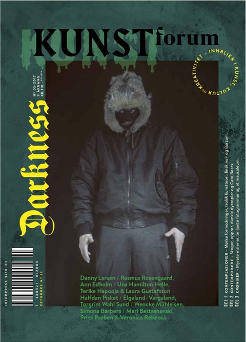 Kunstforum. Nr. 3 2017 - darkness