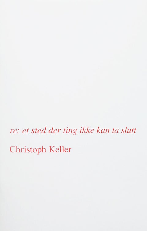 re: et sted der ting ikke kan ta slutt