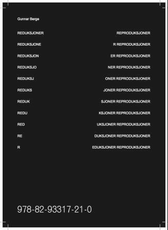 Reduksjoner reproduksjoner