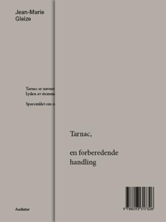 Tarnac, en forberedende handling