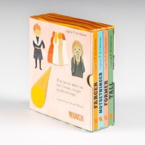 Mine første bøker om tall, former, farger og motsetninger - inspirert av Edvard Munch