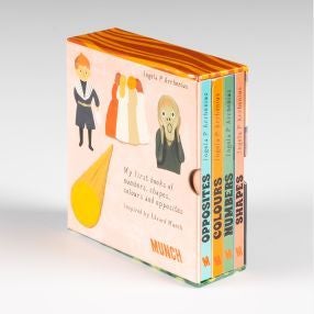 My first books of numbers, shapes, colours and opposites - inspired by Edvard Munch