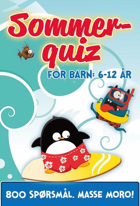 Sommerquiz for barn - 6-12 år
