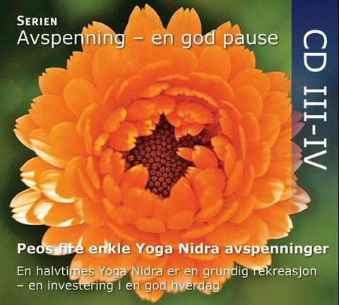 Peos fire enkle Yoga Nidra avspenninger - cd III-IV