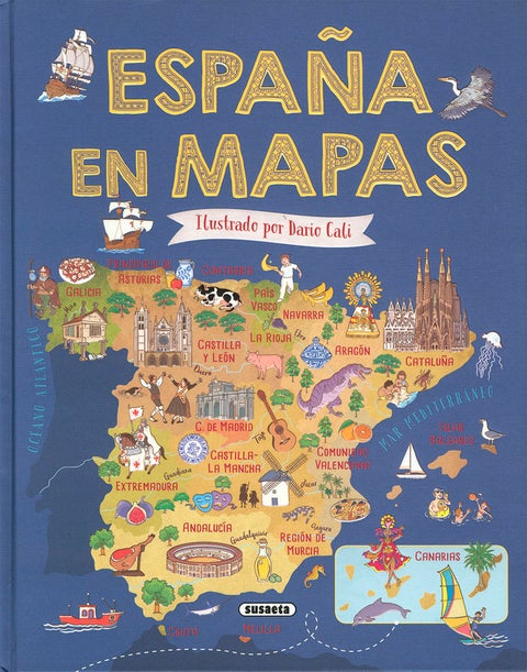 España en mapas - Dario Cali(Ilustradora)
