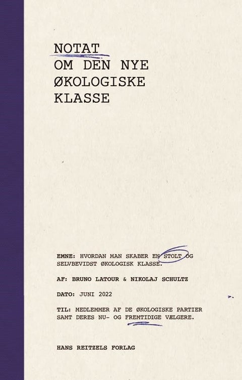 Notat om den nye økologiske klasse - Hvordan man skaber en selvbevidst og stolt økologi